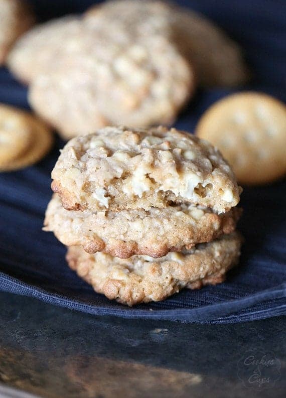 Salty Ritz Cracker Oatmeal Cookies