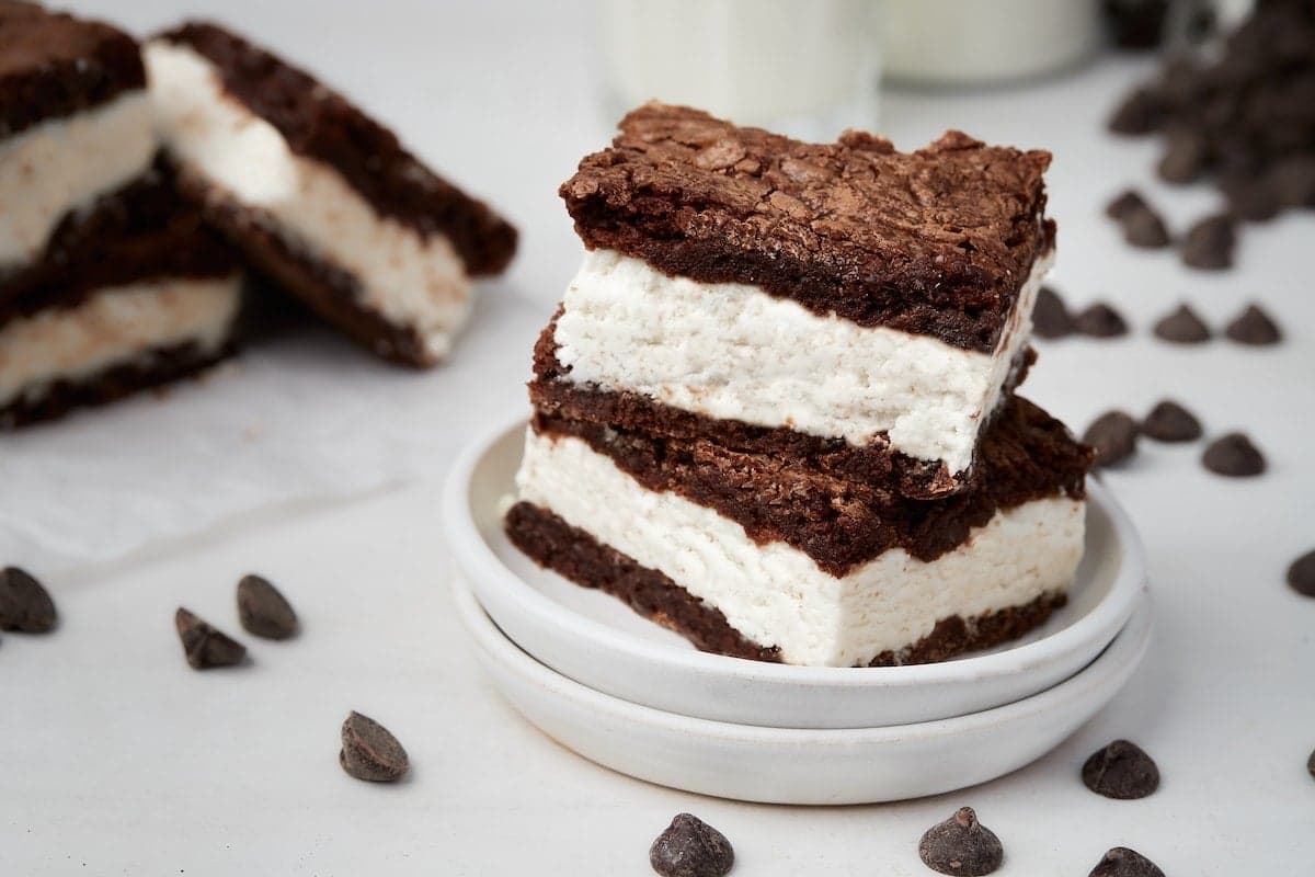 Oreo Cream FIlled Brownies