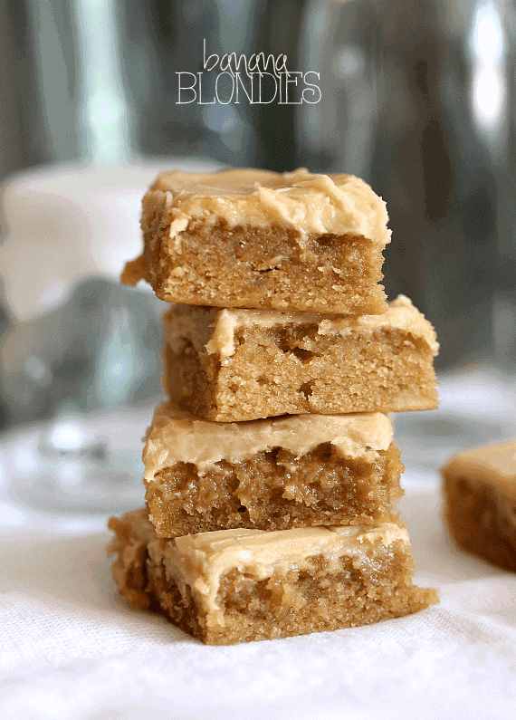 Banana Blondies