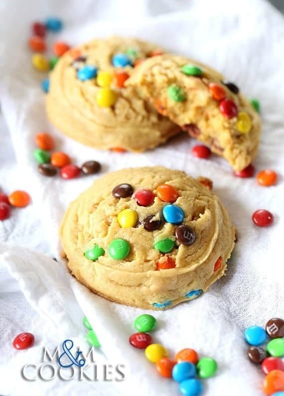 The Best M&M Cookies