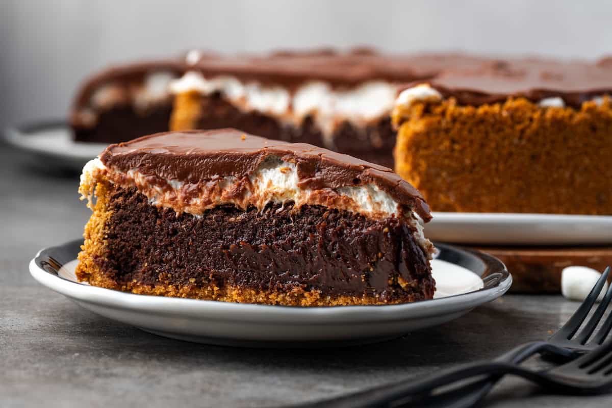 S'mores Brownie Pie
