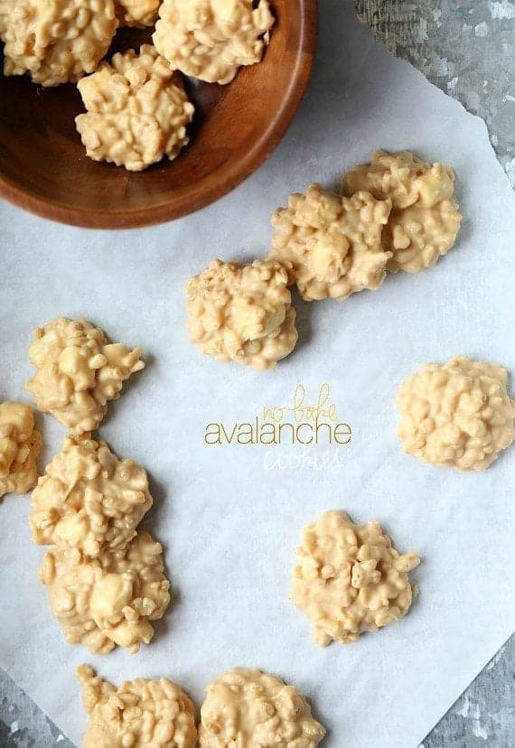No Bake Avalanche Cookies