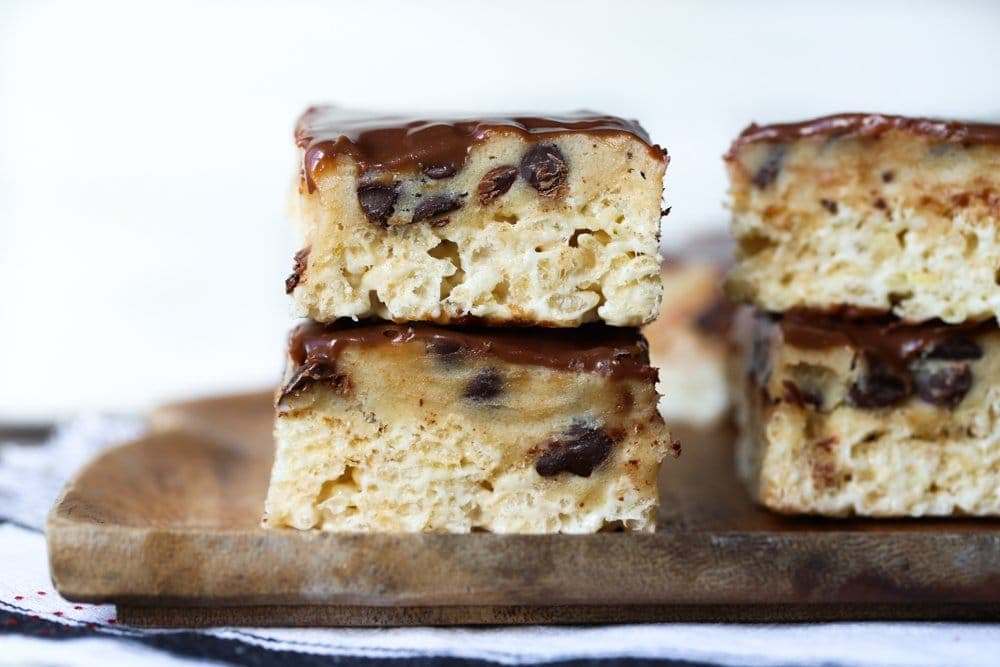 Cookie Dough Krispie Treats