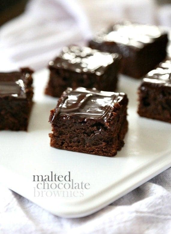 Malted Chocolate Brownies