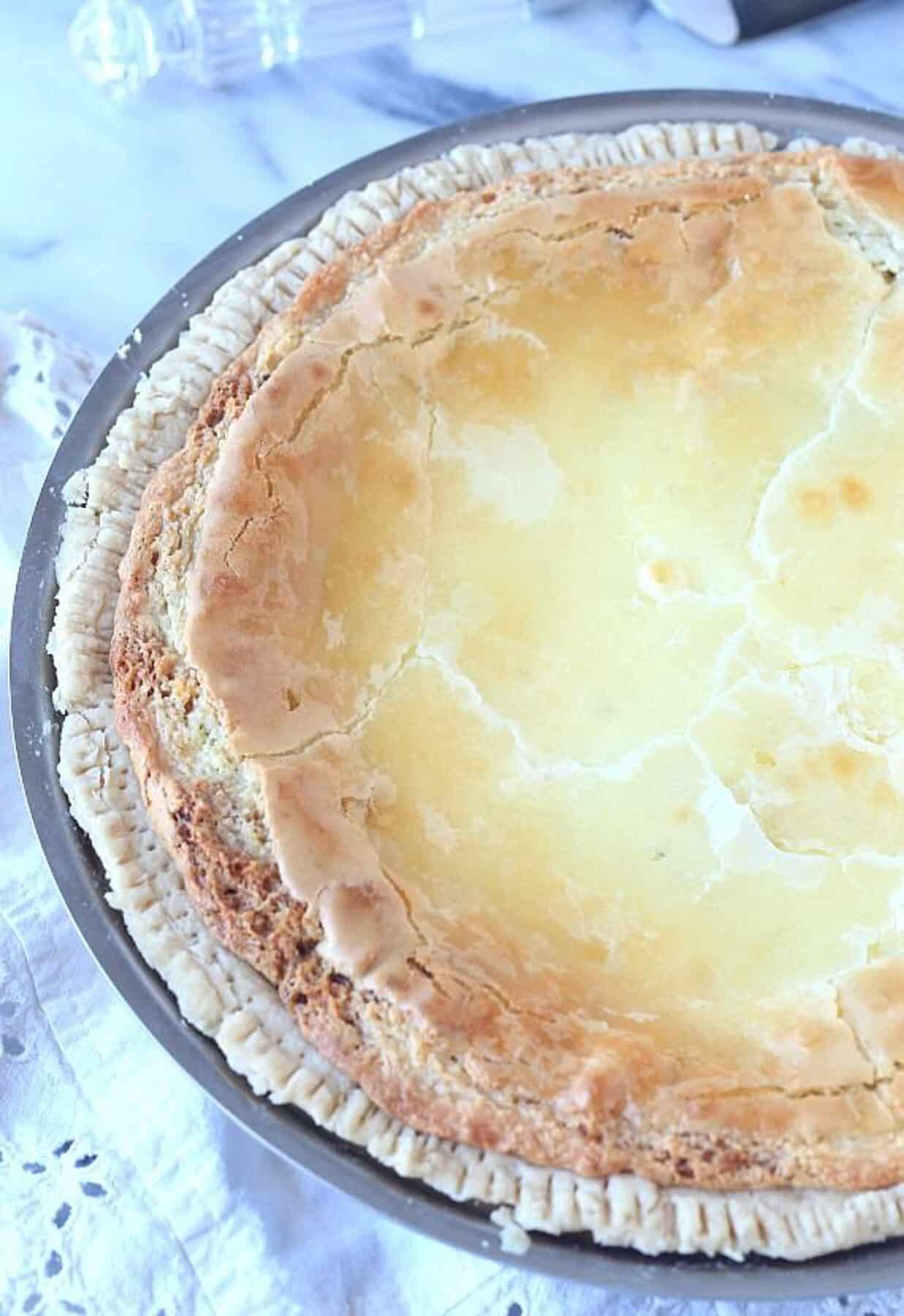 Bayou Brownie Pie