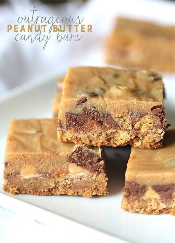 Outrageous Peanut Butter Candy Bars