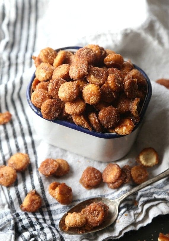 Salty Churro Toffee Snack Mix