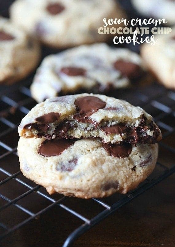 Sour Cream Chocolate Chip Cookies