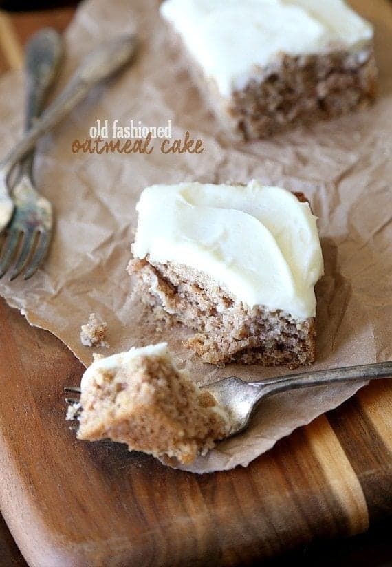 Old Fashioned Oatmeal Cake
