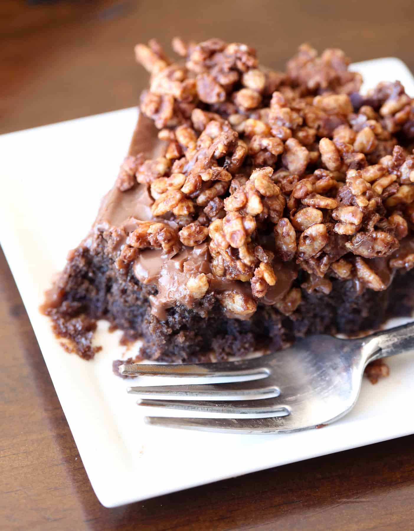 Nutella Crunch Cake