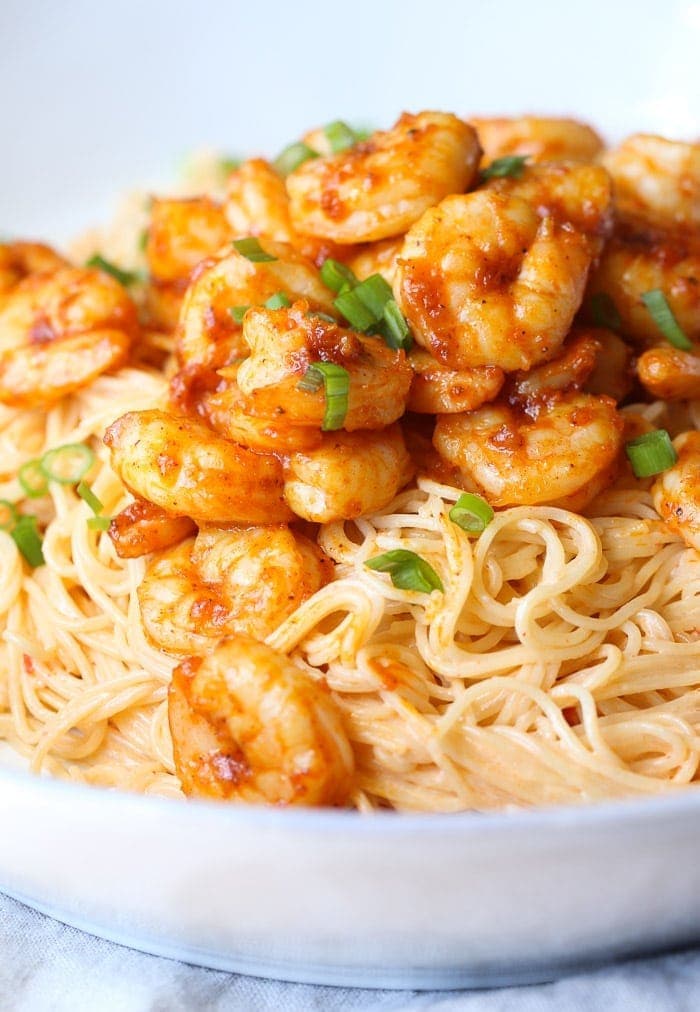Bang Bang Shrimp Pasta