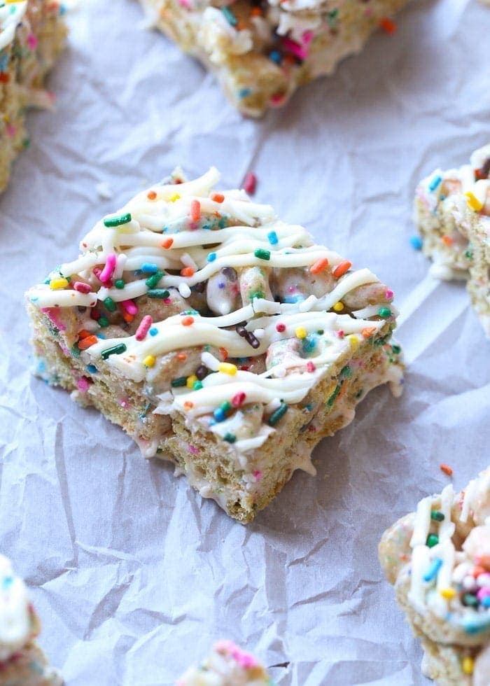Sprinkle Donut Marshmallow Bars