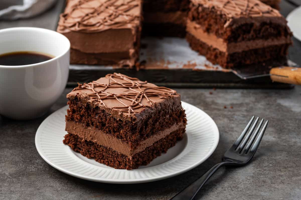 Frosted Fudge Cake
