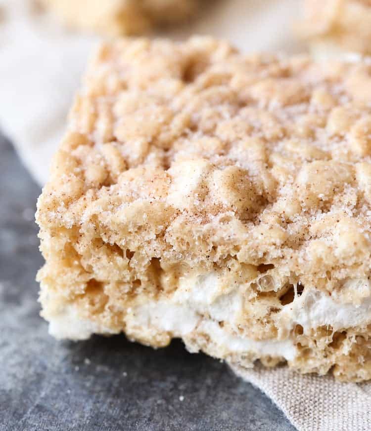Snickerdoodle Rice Krispie Treats Recipe