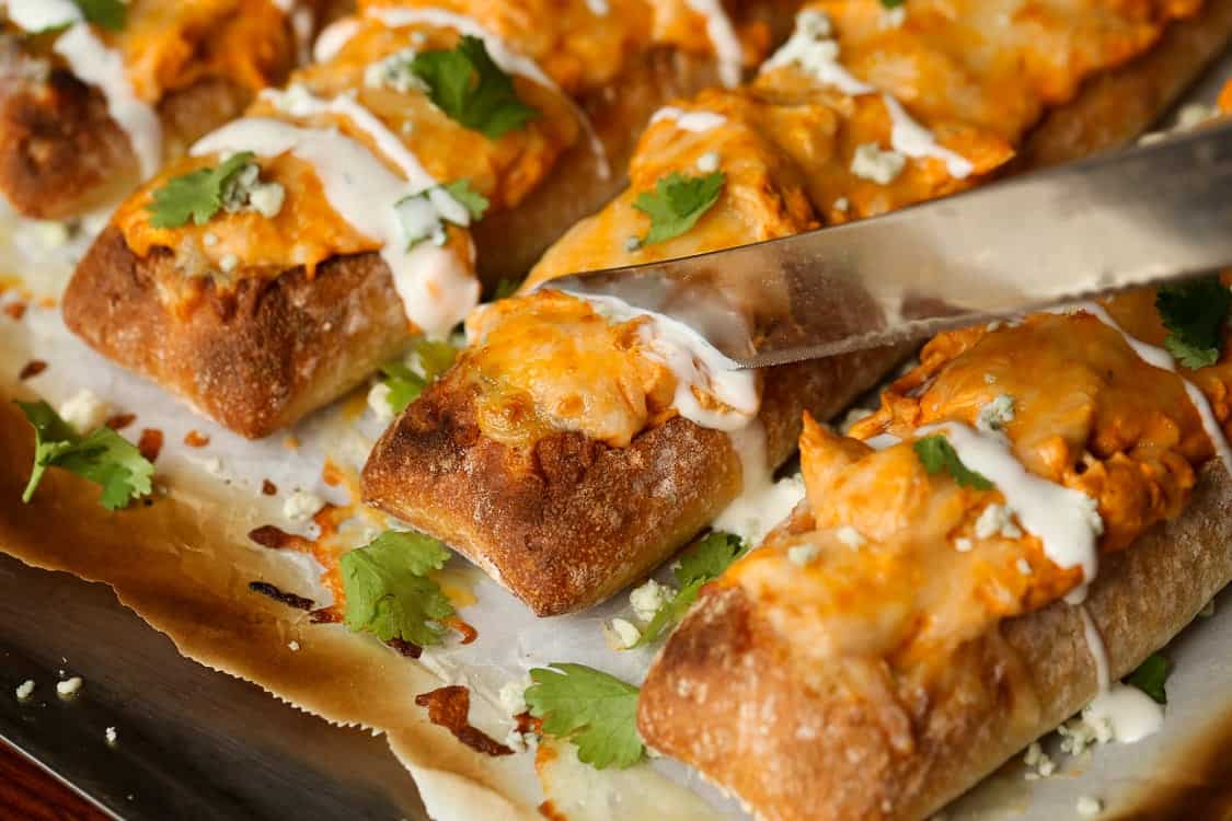 Cheesy Buffalo Chicken Bread