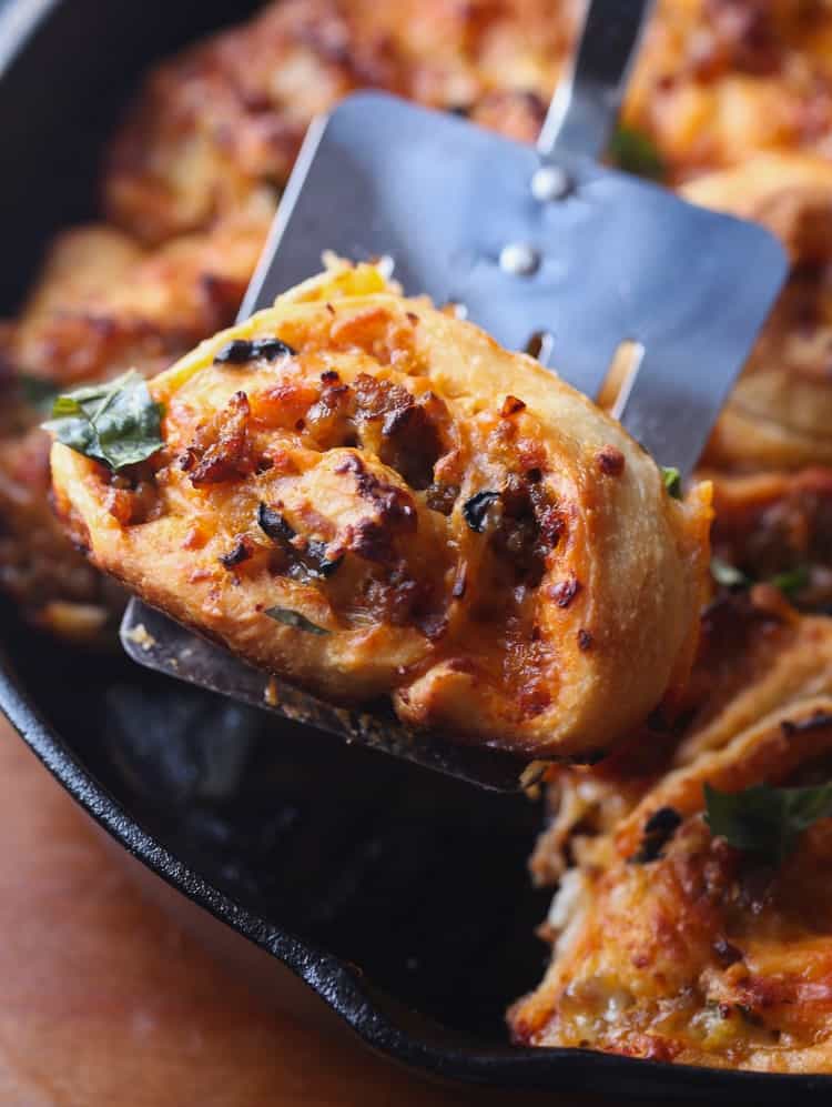 Skillet Pizza Rolls Recipe