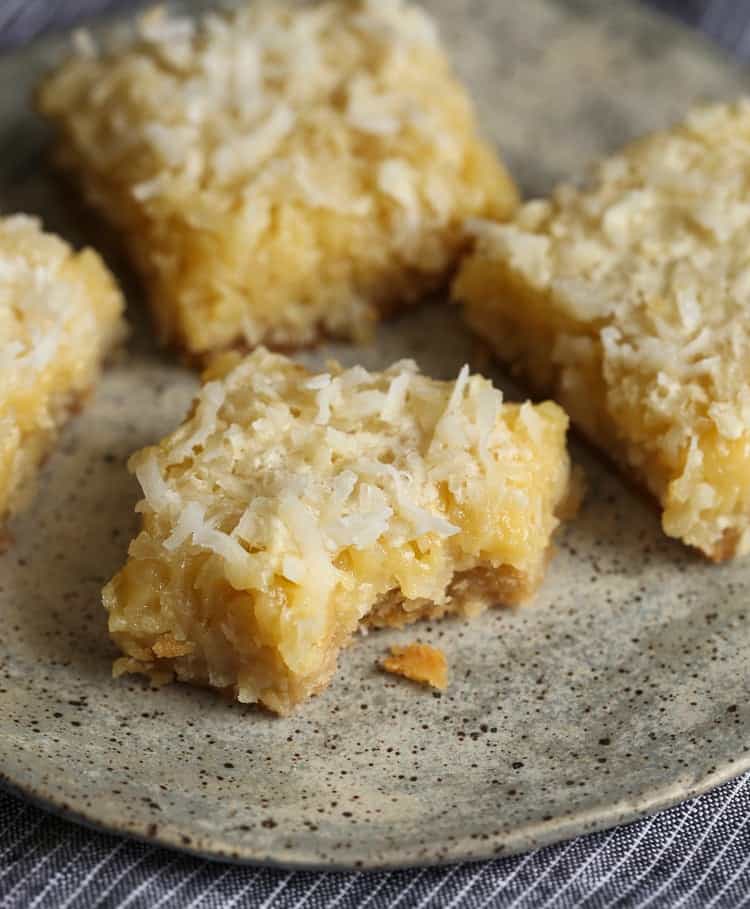 Coconut Butter Bars