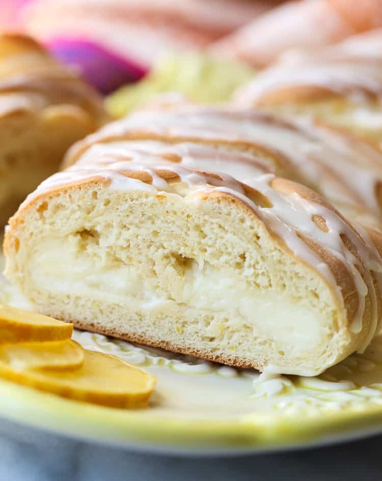 Lemon Cream Cheese Braid