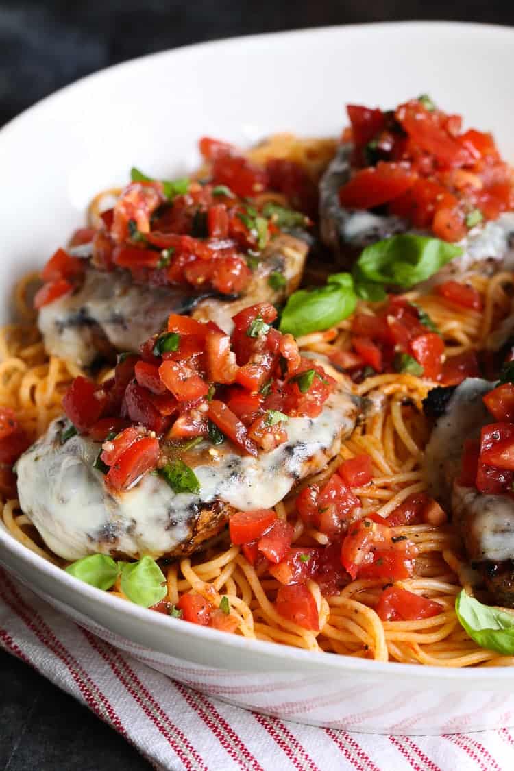 Grilled Bruschetta Chicken