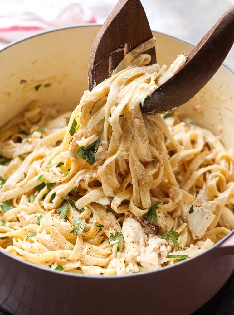 Crab Alfredo