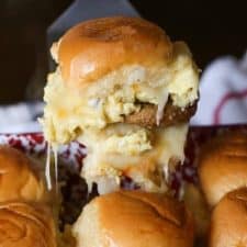 Maple Sausage Breakfast Sliders