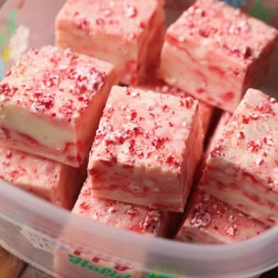 Candy Cane Fudge