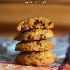 Pumpkin Chocolate Chip Cookies