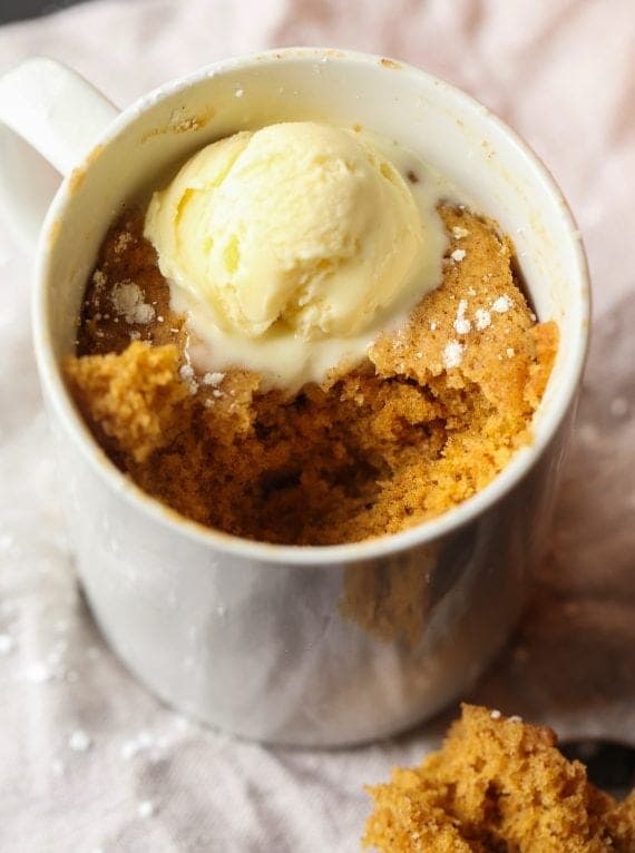 Pumpkin Mug Cake