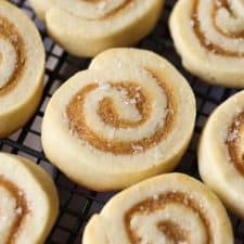 Salted Caramel Pinwheel Cookies
