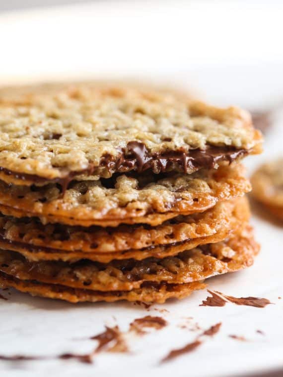Milk Chocolate Lace Sandwich Cookies