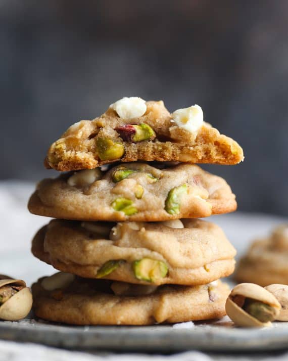 Salted Honey Pistachio Cookies