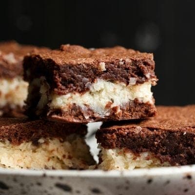 Coconut Stuffed Brownies