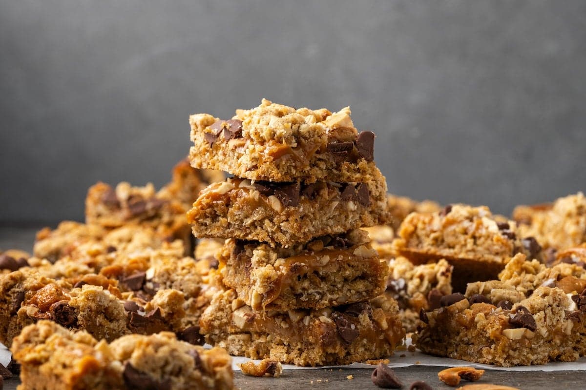 Caramel Oat Bars