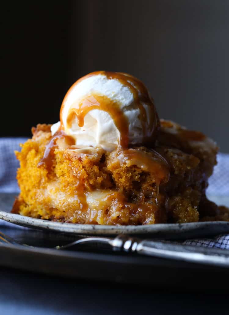 Pumpkin Earthquake Cake