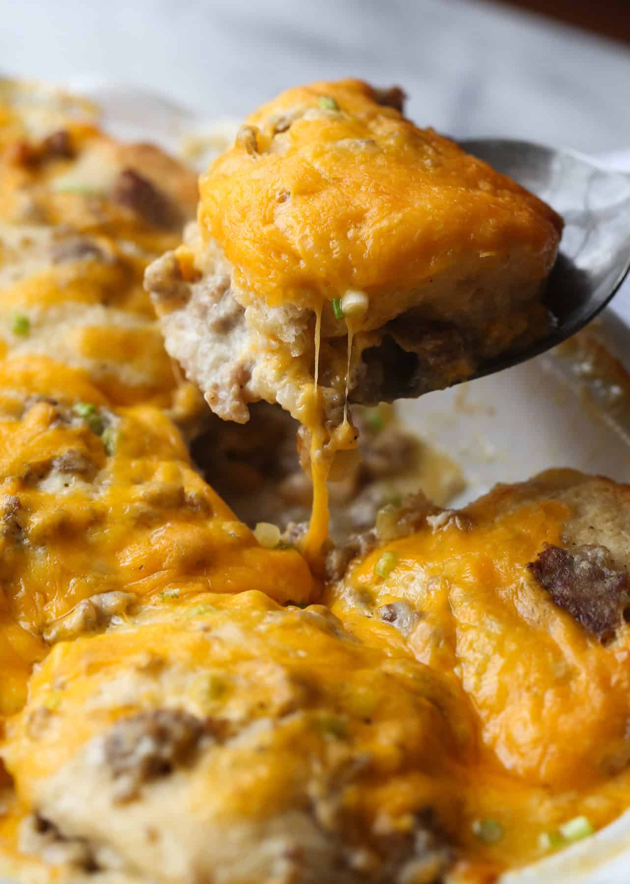 Sausage Gravy and Biscuit Bake