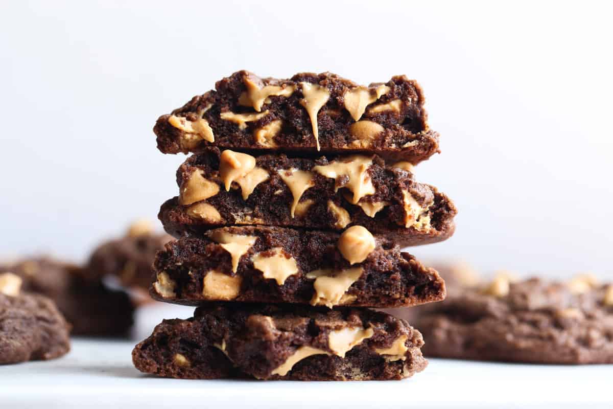 Chocolate Peanut Butter Chip Cookies