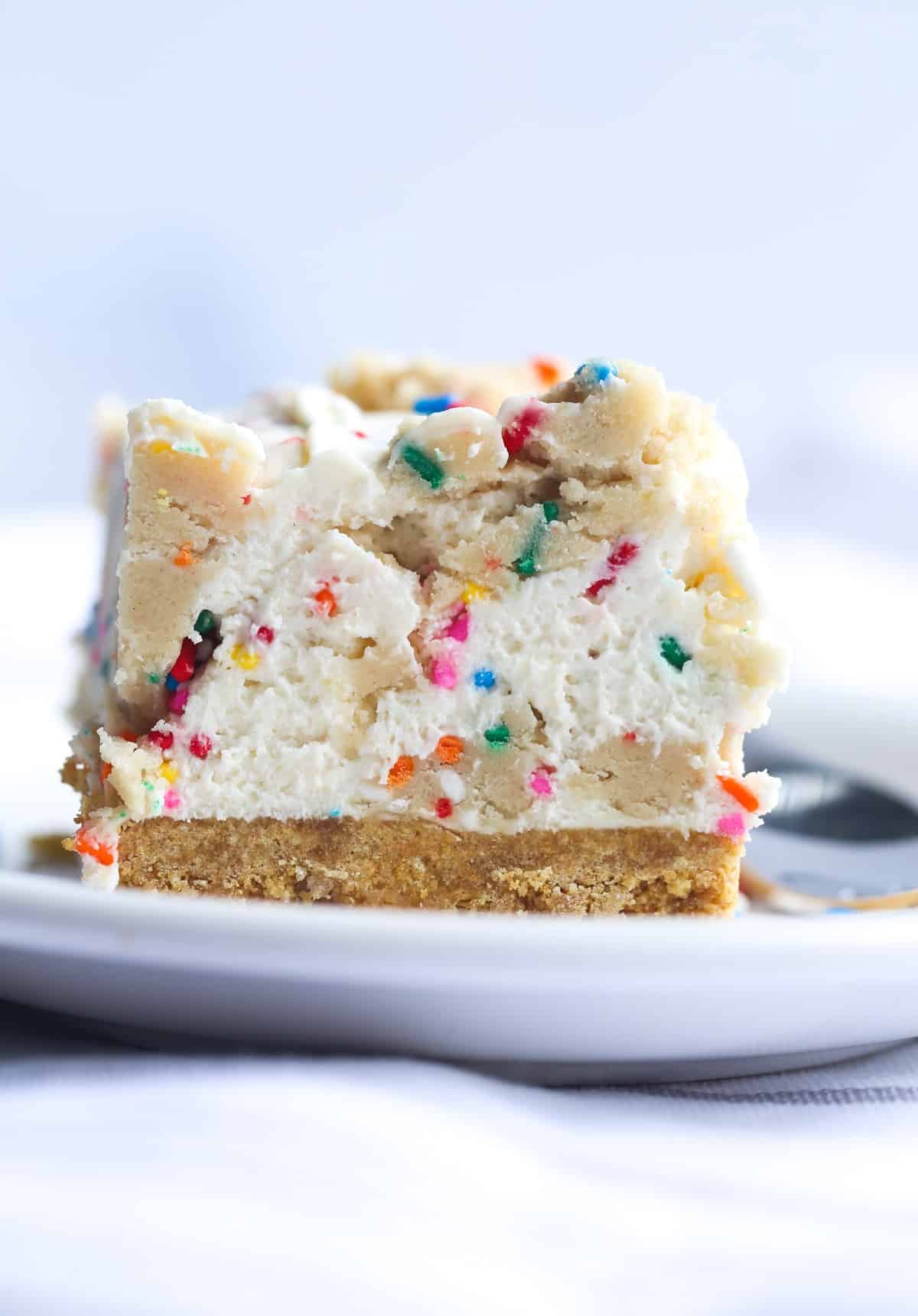 No Bake Cookie Dough Cheesecake