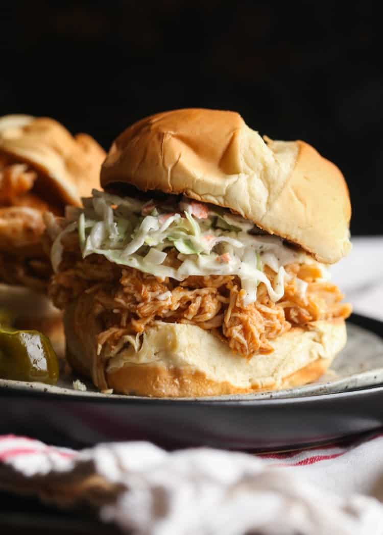 The BEST Crockpot BBQ Pulled Chicken