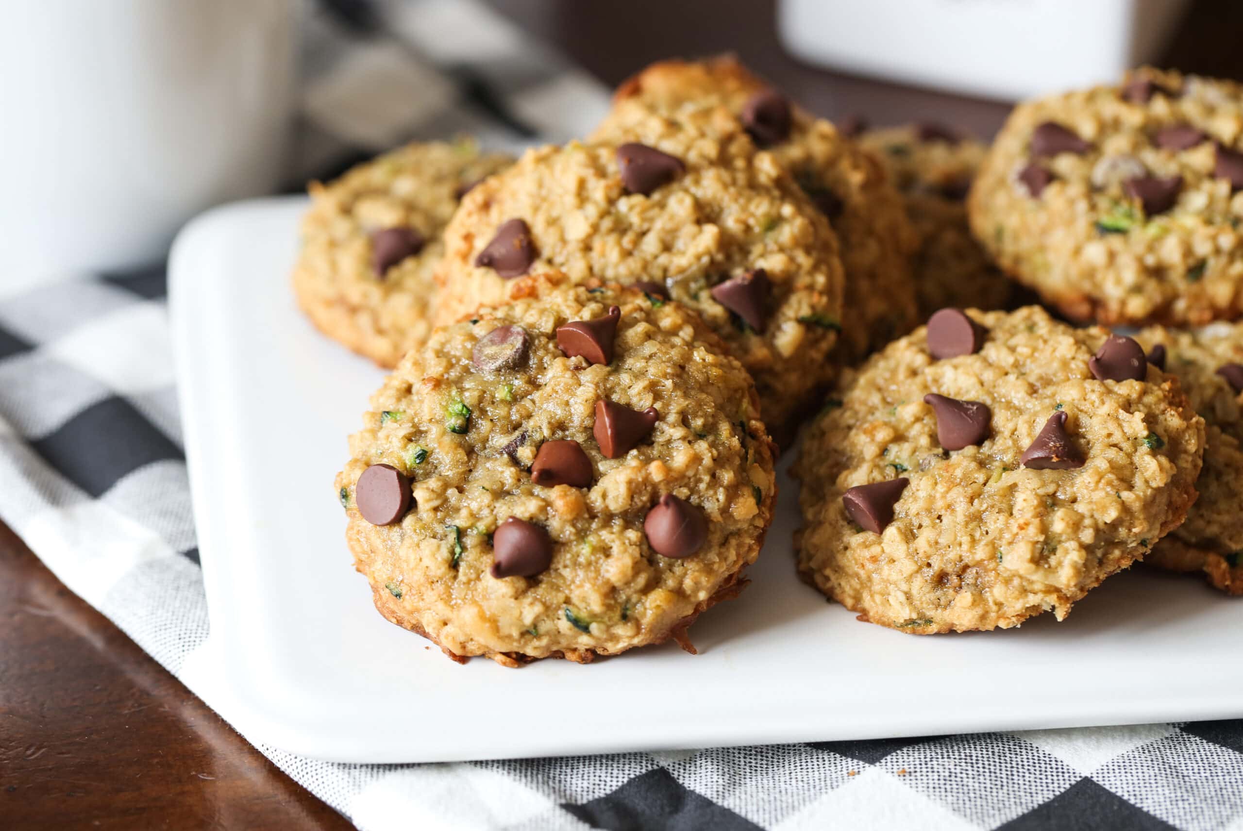 Zucchini Coconut Chocolate Chip Cookies