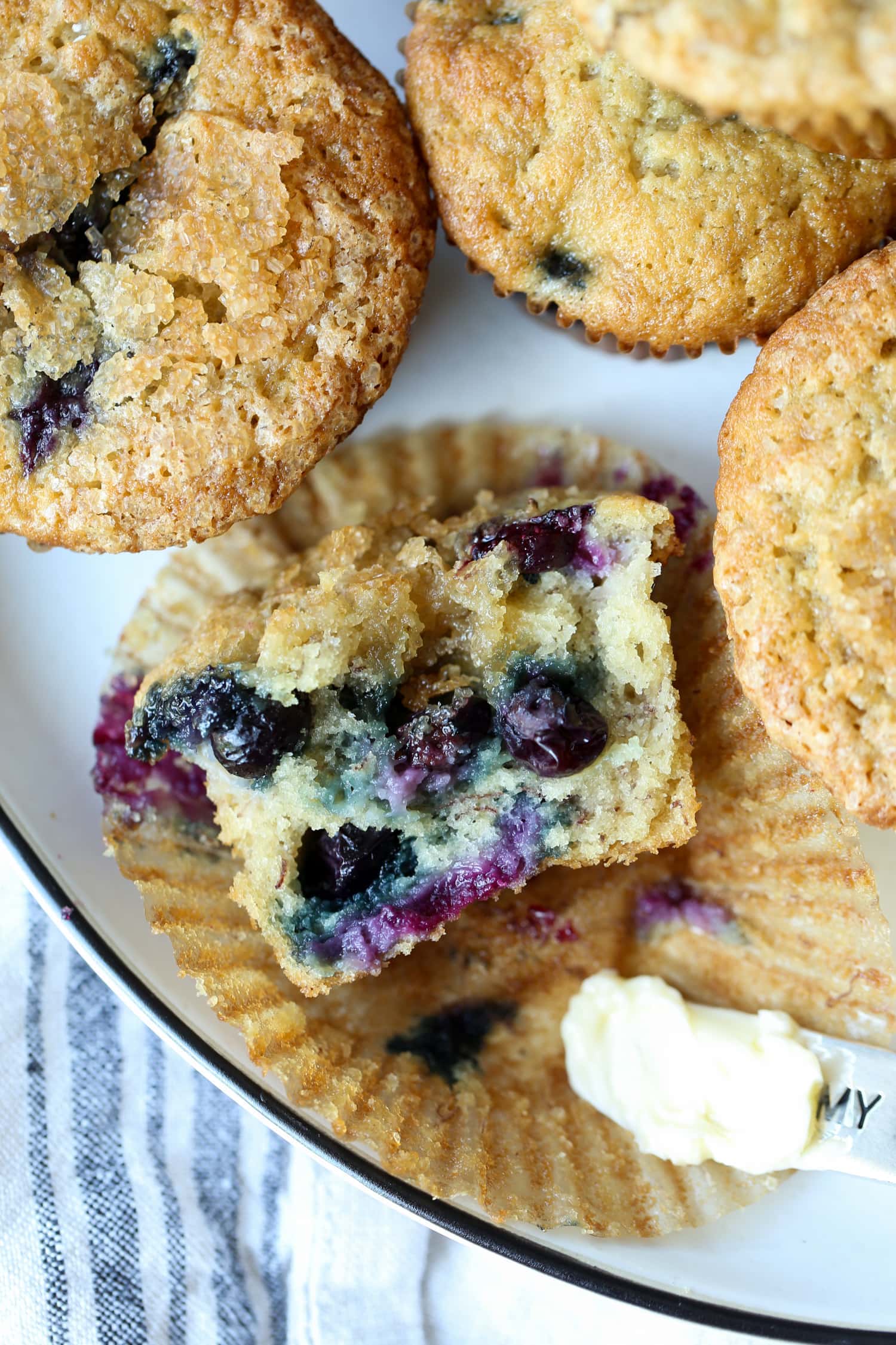 Banana Blueberry Muffins