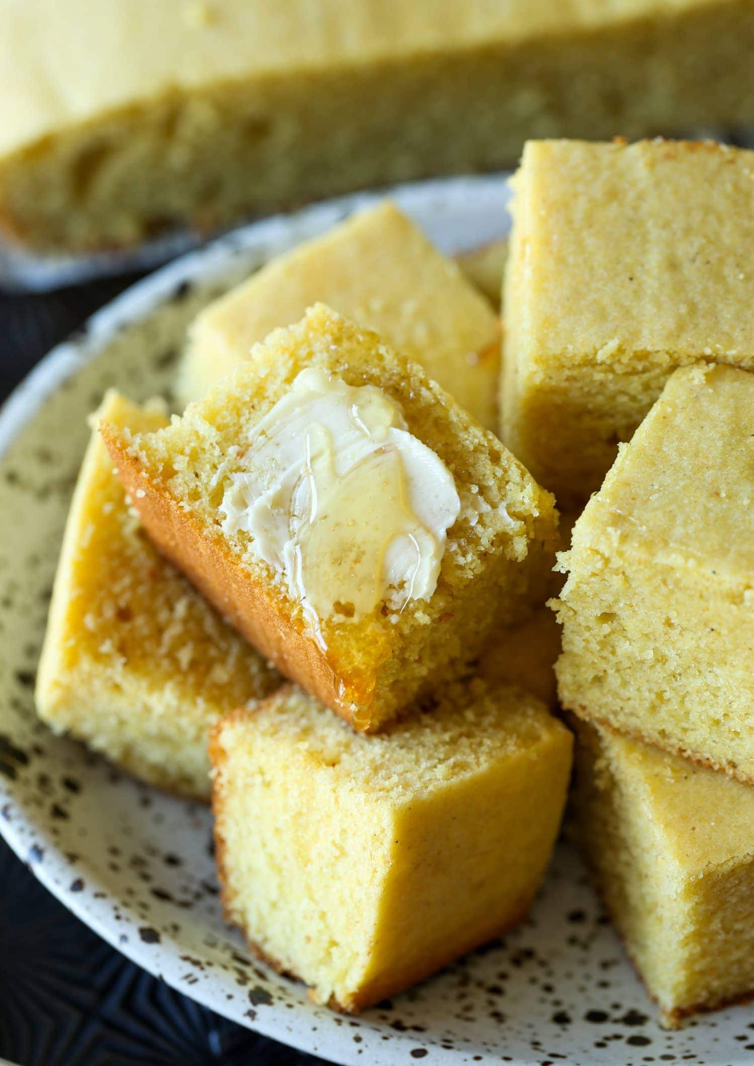 Fluffy Sour Cream Cornbread
