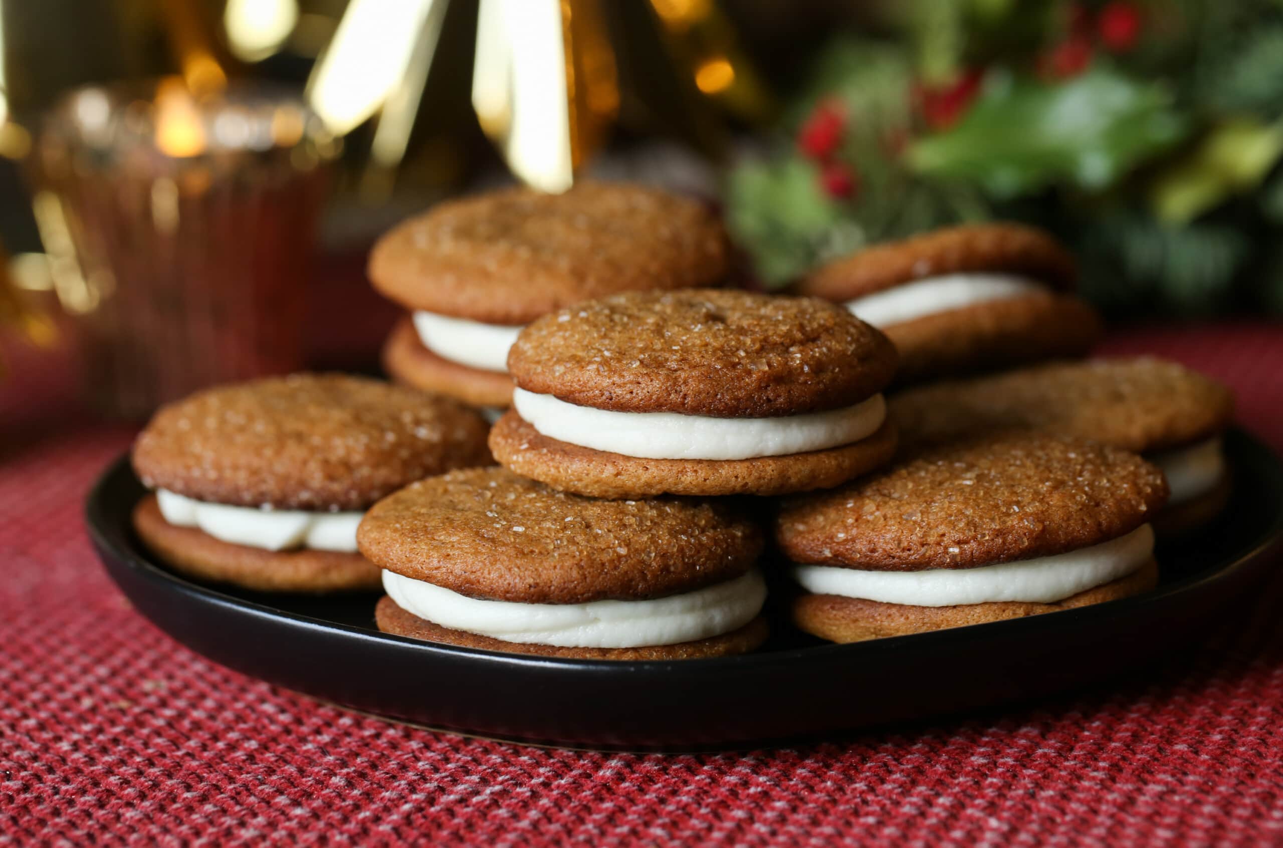 Gingerbread Sandwich Cookies