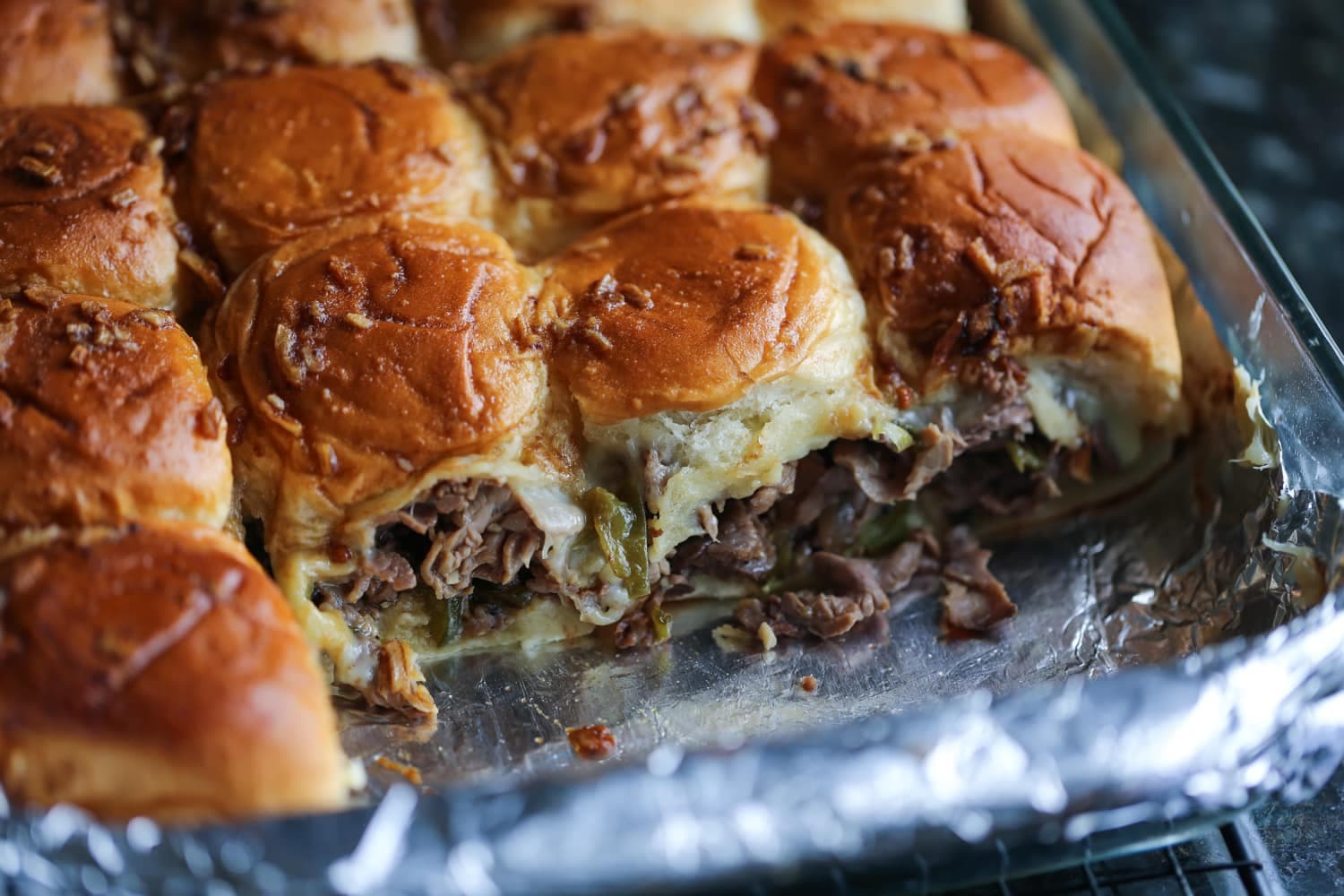 Philly Cheesesteak Sliders