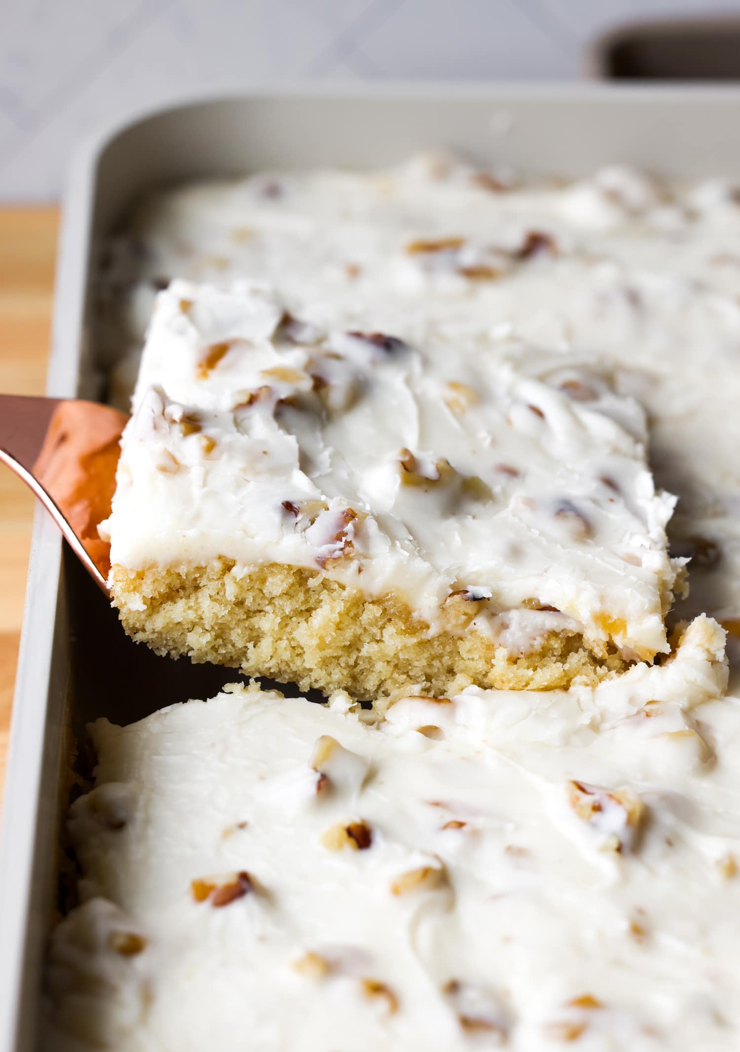White Texas Sheet Cake