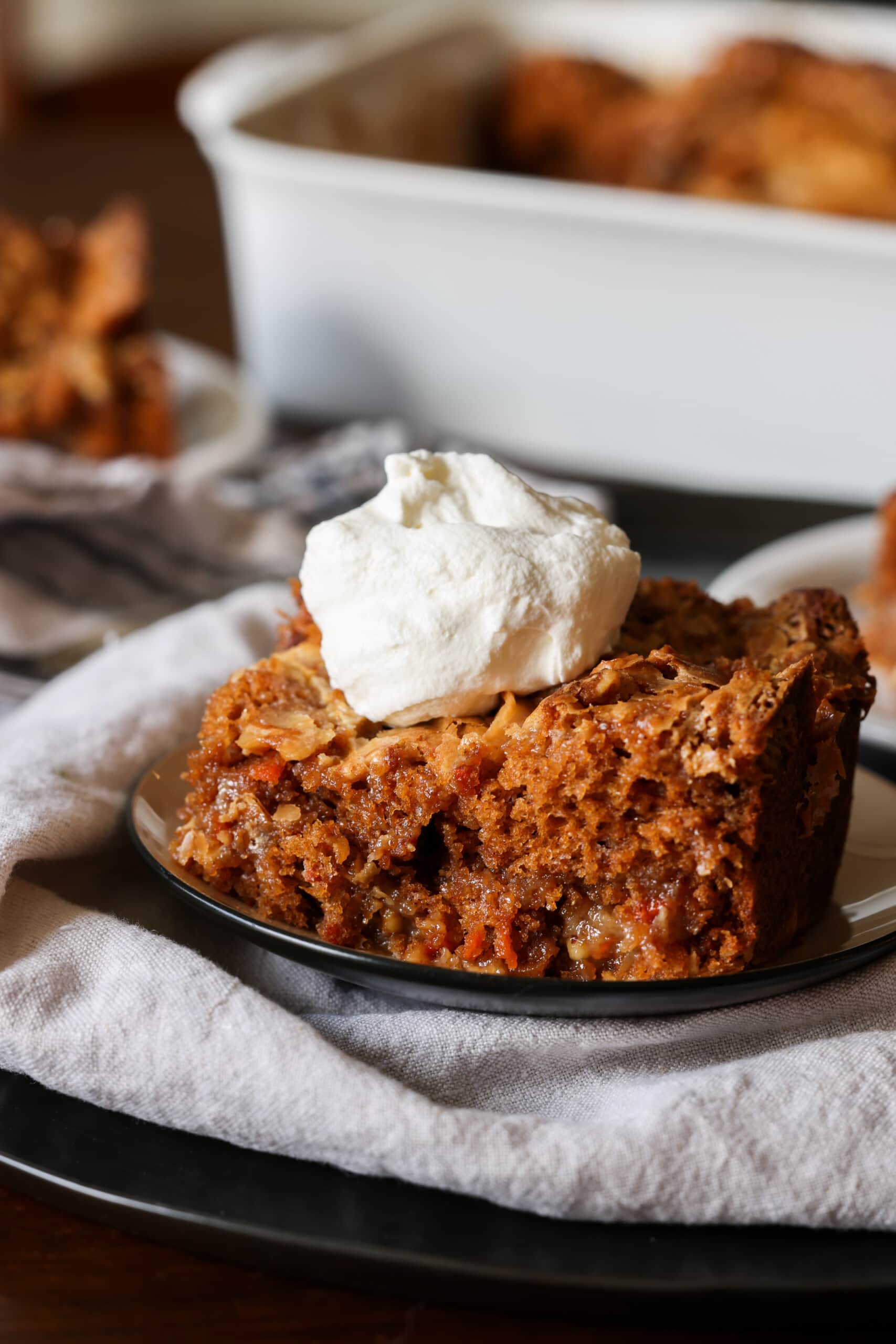 Carrot Cake Earthquake Cake