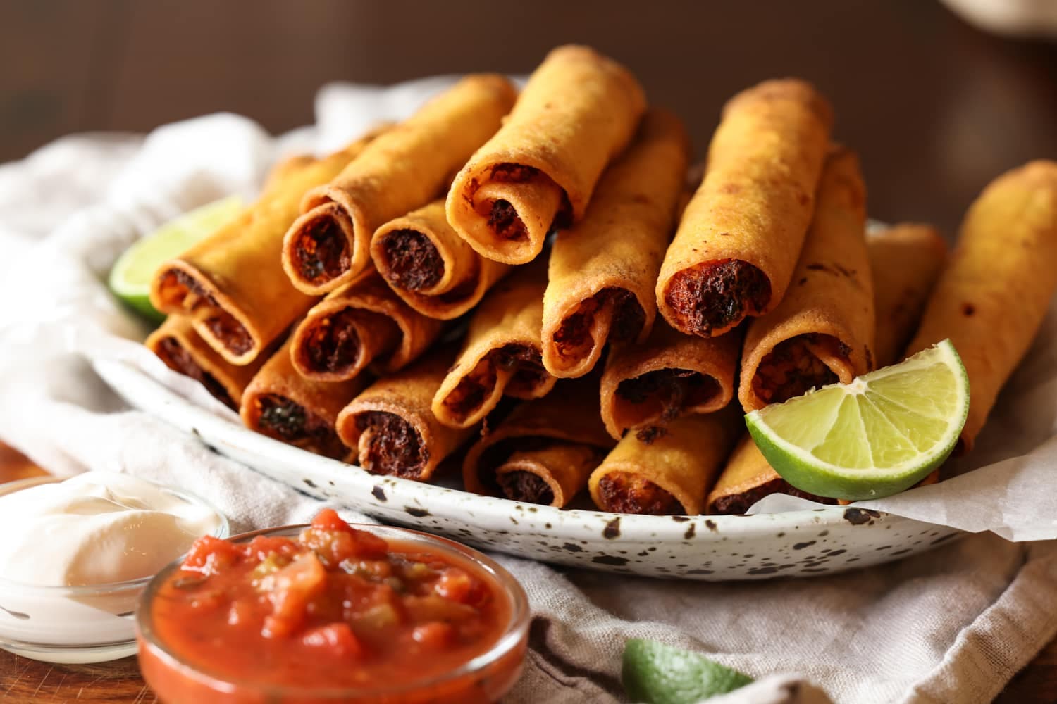 Cheesy Chicken Taquitos