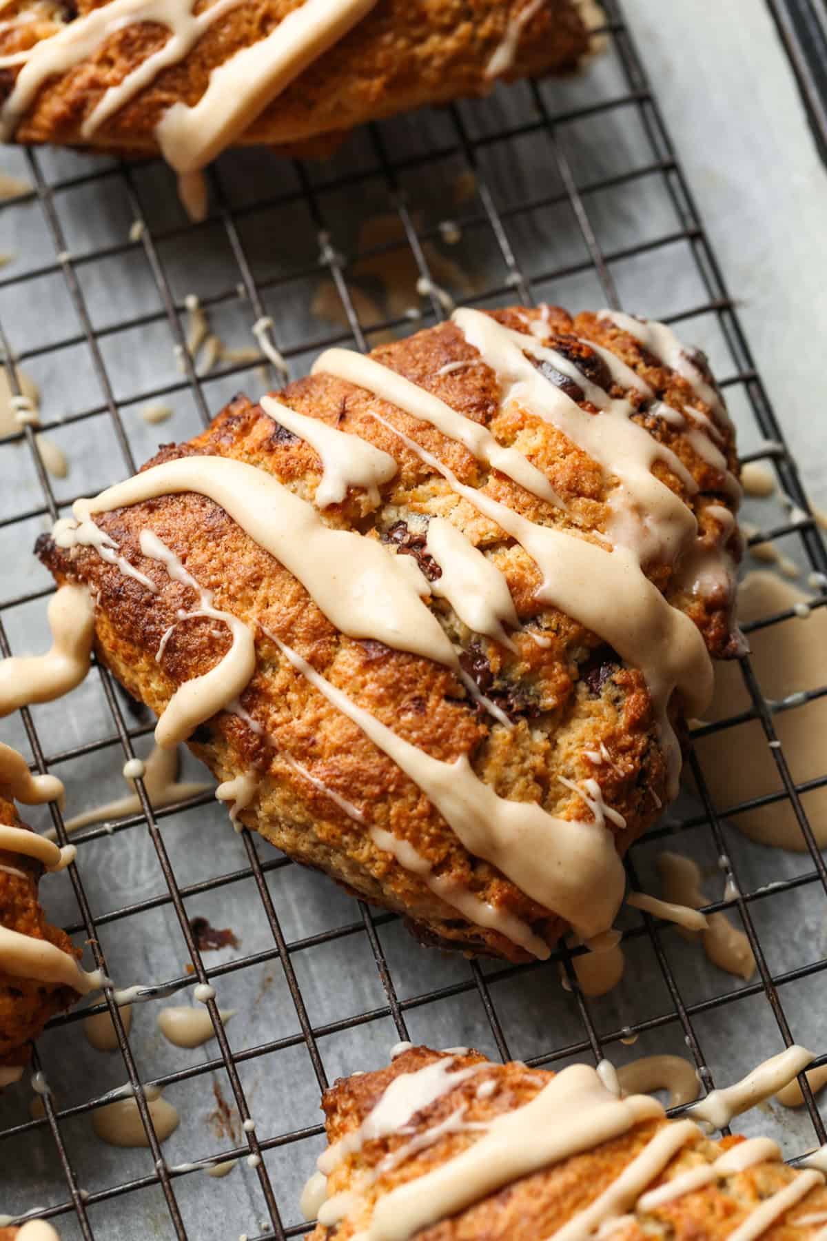 Chocolate Chip Banana Scones
