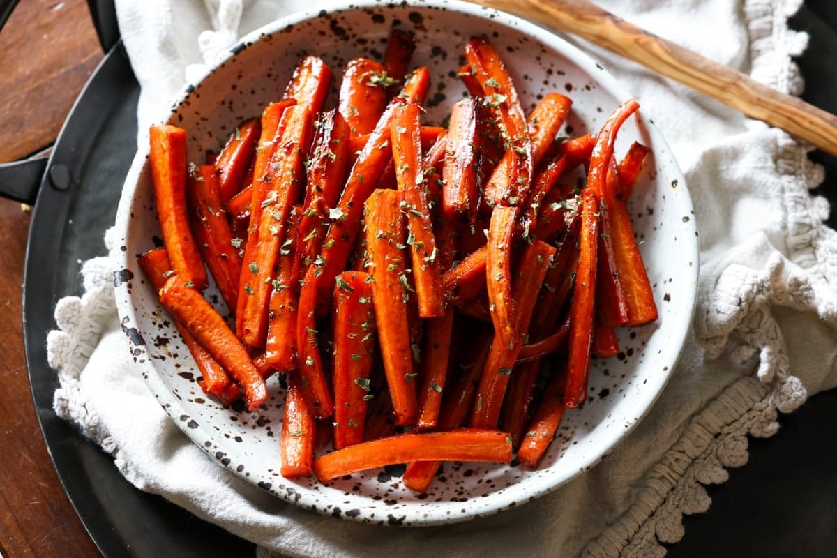 Brown Sugar Roasted Carrots