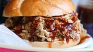Root Beer Pulled Pork with Root Beer BBQ Sauce