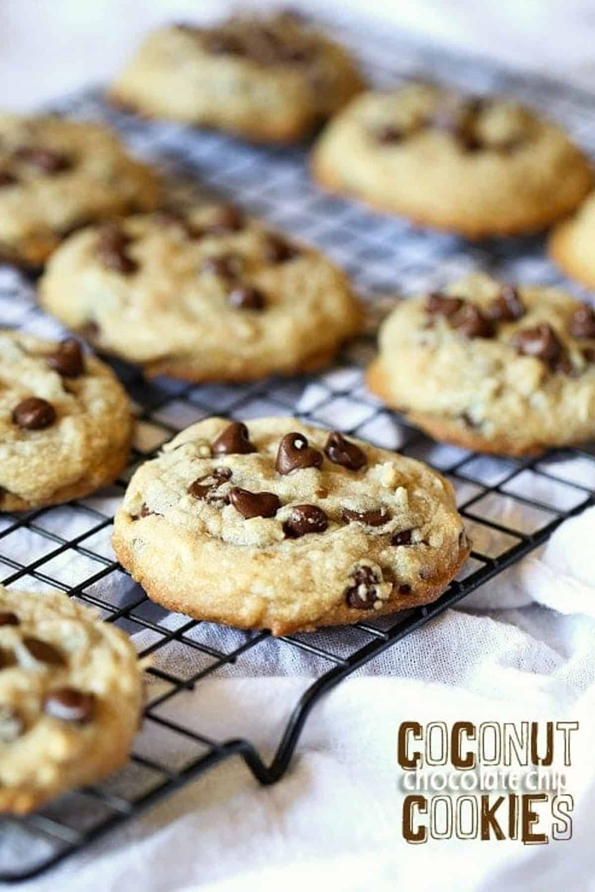 Coconut Chocolate Chip Cookies